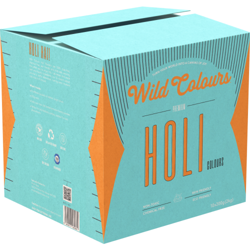 Holi Colour 200g (Pack of 10)