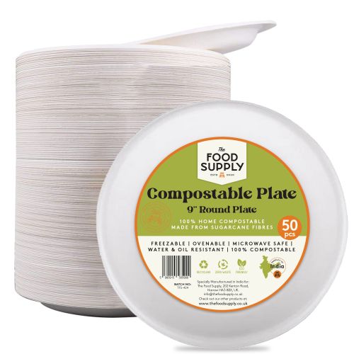 9" Compostable Plate