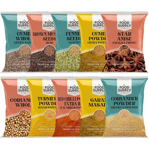 The Food Supply Indian Spice Kit 10pk